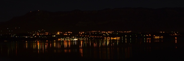 Reflets sur le lac du Bourget