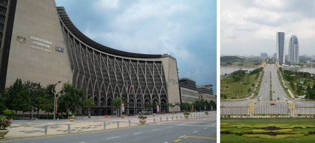 Putrajaya - Ministère des finances et Pont Alexandre III